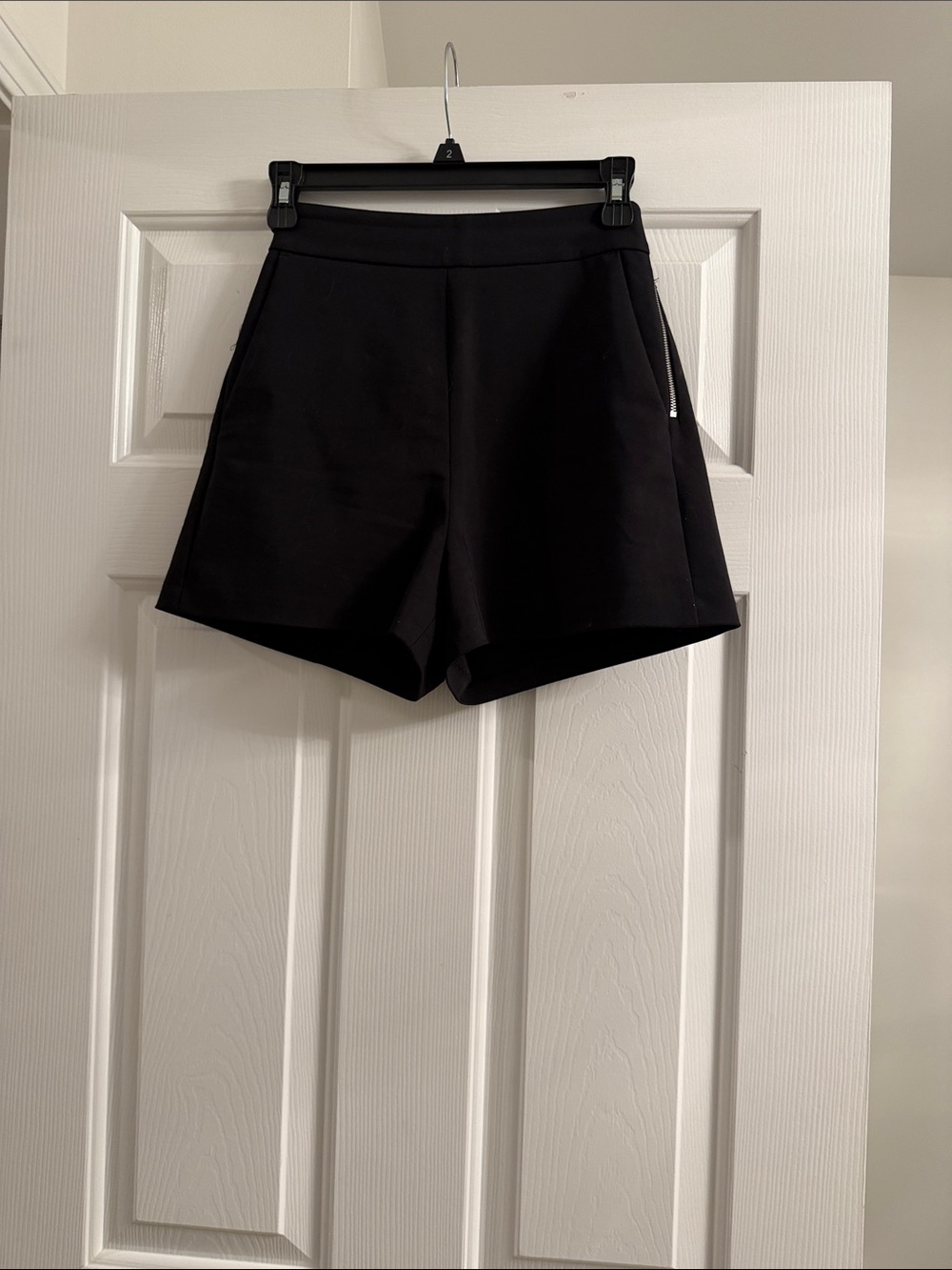 Express Black High-Waist Tailored Shorts